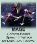 MAGE - Context-Based Speech Interface Multi-UAV Control